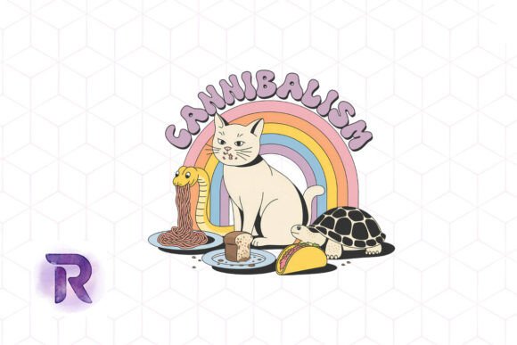 Cannibalism Rainbow Cat Snake PNG Review