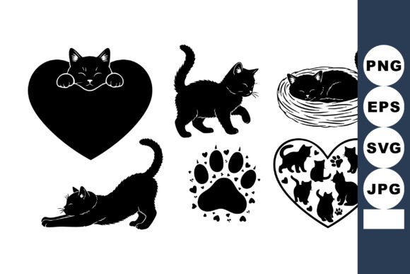 Cute Black Cat Valentine Set Review
