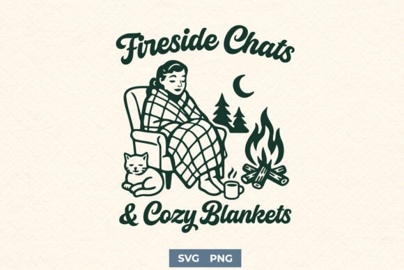 Fireside Chats and Cozy Blankets SVG PNG Review