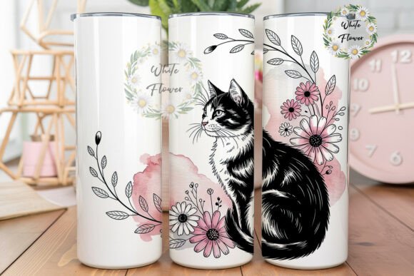 Floral Cat 20oz Tumbler Wrap Review