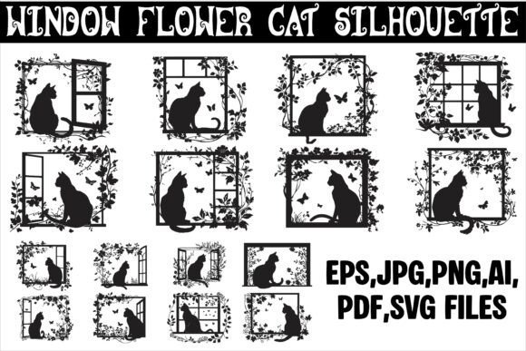 Frame Border Flower and Cat Silhouette Review