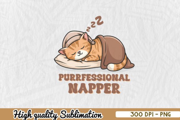 Funny Cat Purrfessional Napper PNG Review