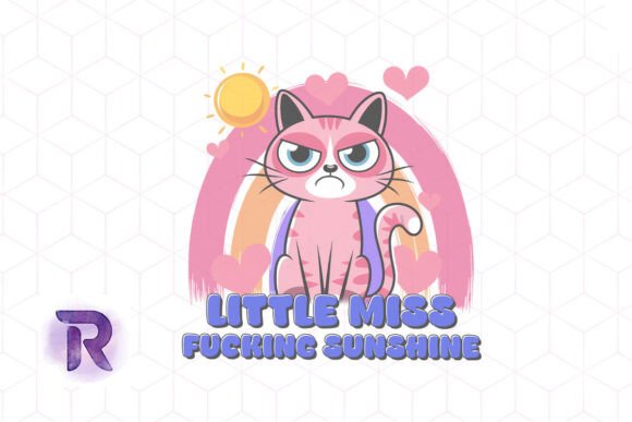 Little Miss Sunshine Funny Cat PNG Review