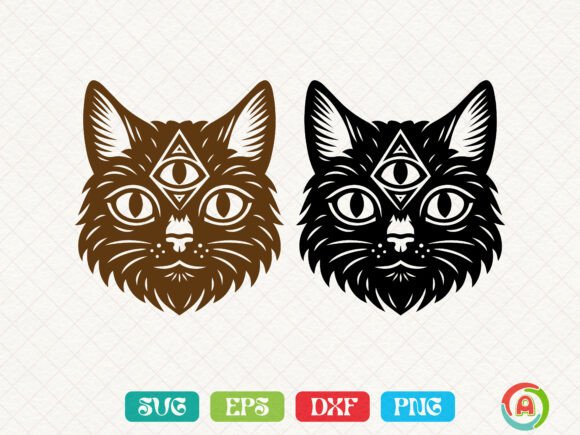 Mystic Third-Eye Cat Vector Review