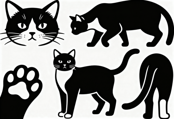 Tuxedo Cat Black White Vector Art: A Designer's Real-World Embroidery Review