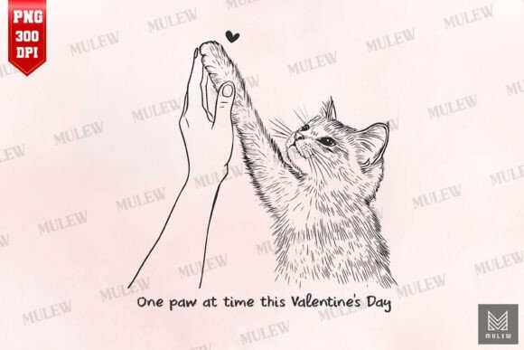 Valentine Cat Lover Sublimaton PNG Review