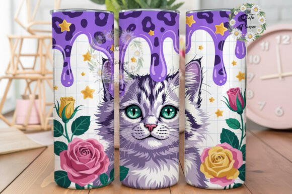 Whimsical Cat 20oz Tumbler Wrap Embroidery Review